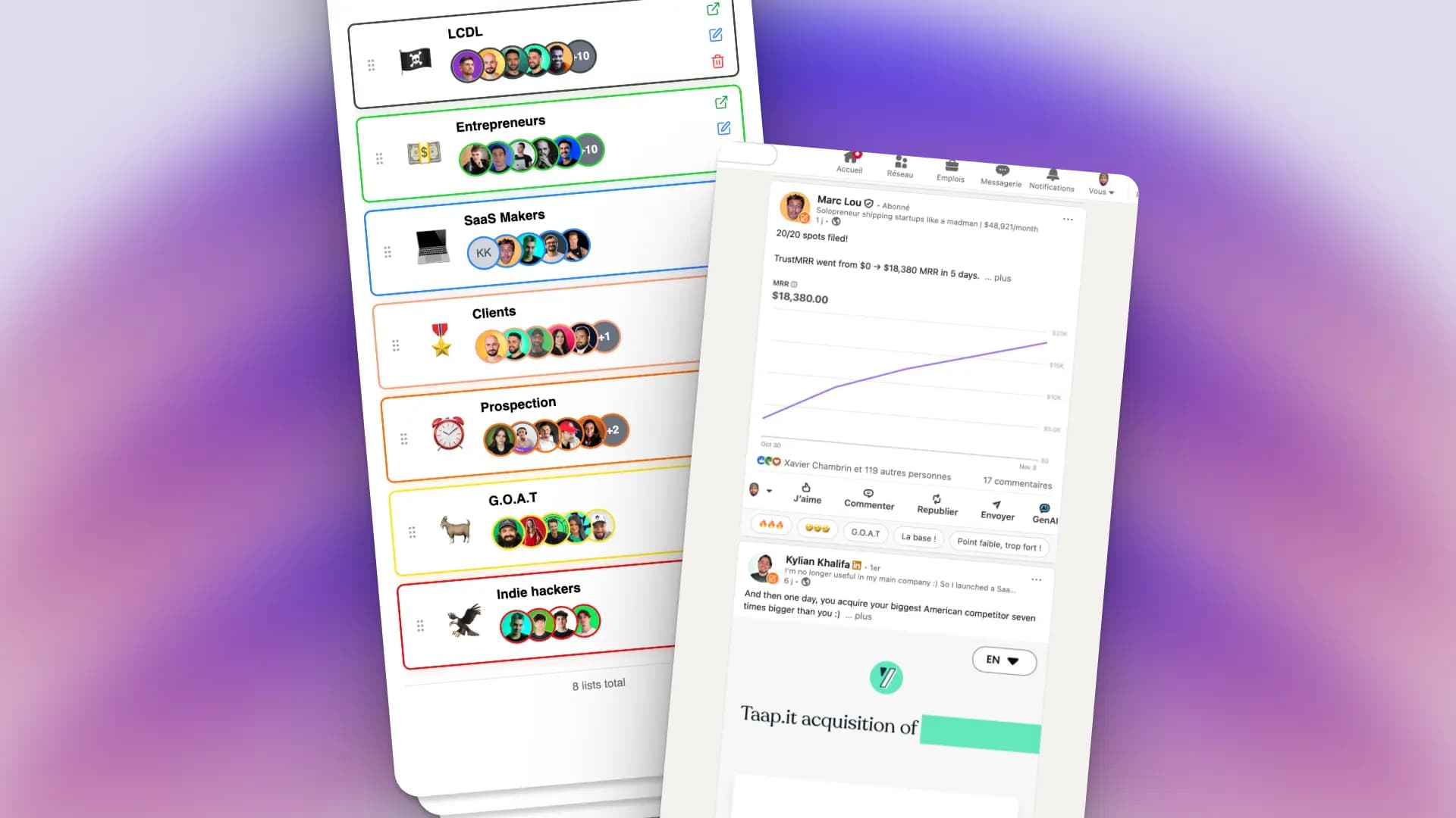 Create lists and custom feeds